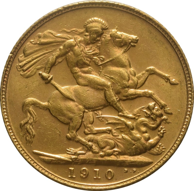 1910 Gouden Sovereign Munt Koning Edward VII Londen GoldByPost Vanaf 789 40